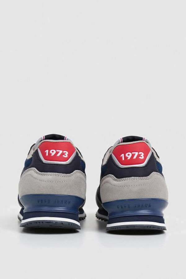 Pepe Jeans  suede sneakers blue