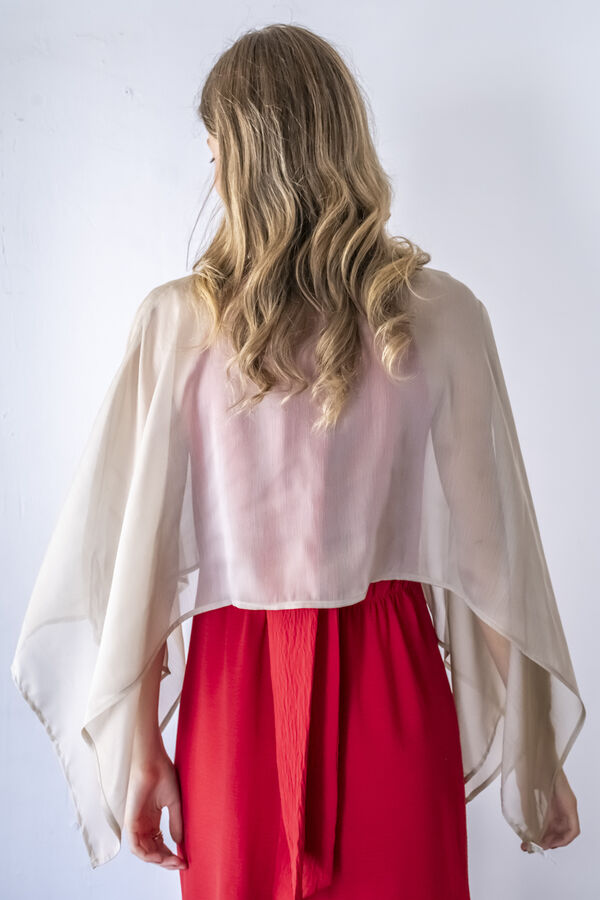 Cul Sac Chal de gasa beige