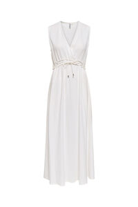 Only Vestido comprido de linho