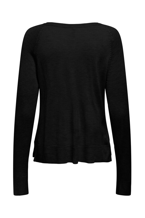 Only D&uuml;nnes lang&auml;rmelig Schwarz