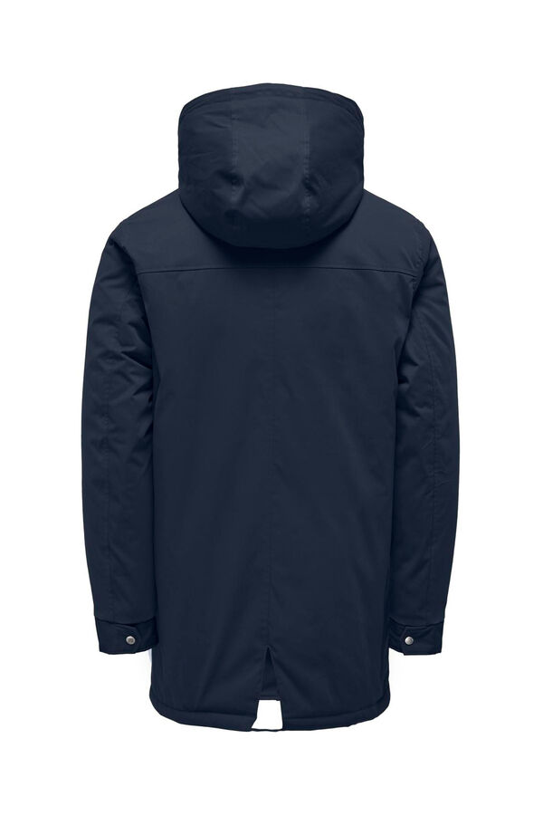 Abrigo Springfield Hombre Hombre Abrigo Con Capucha Navy