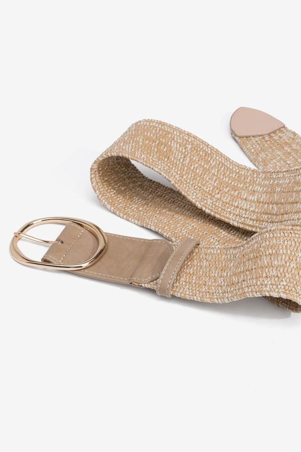 Tiffosi Cintur&oacute;n Ancho beige