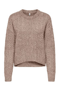 Only Zopfmuster-Pullover