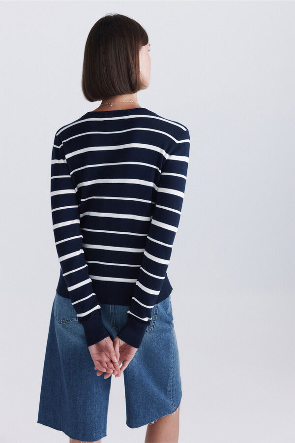 Springfield Thin button cardigan blue