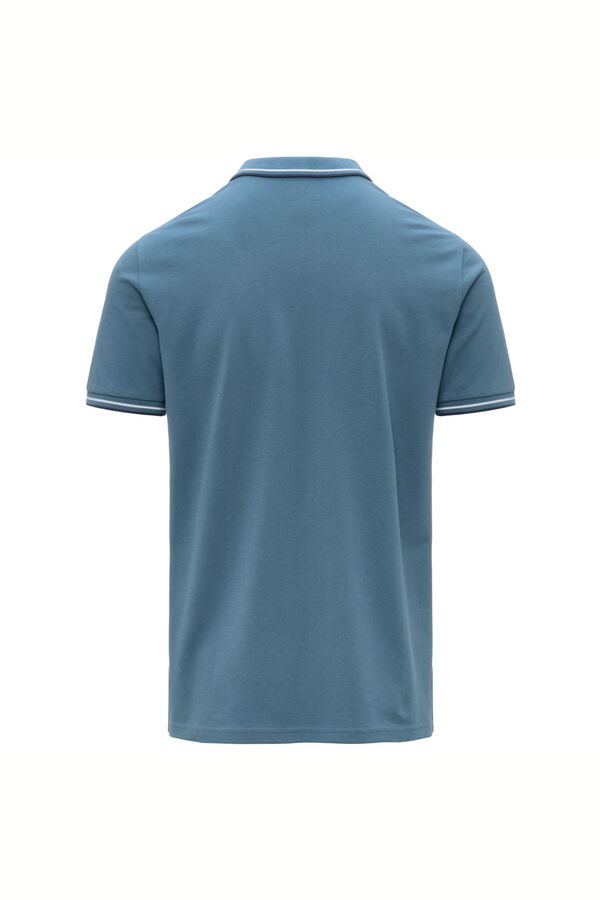 Kappa Short sleeve logo polo shirt blue