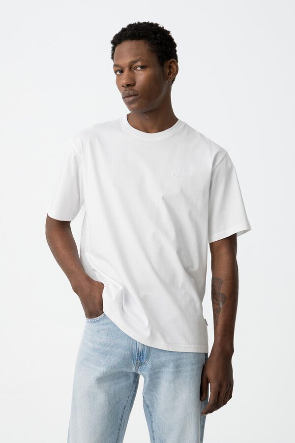 Tiffosi Camiseta B&aacute;sica blanco