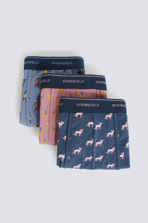 Springfield Egypt 3-pack boxers pink