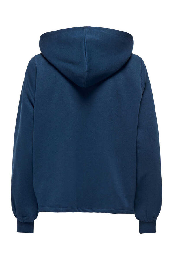 Springfield Sweatshirt with hood tamno plava