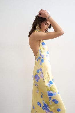 Vestido largo flores