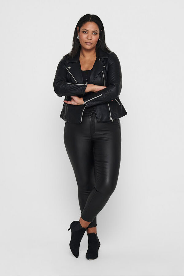 Only Carmakoma Plus size biker jacket black