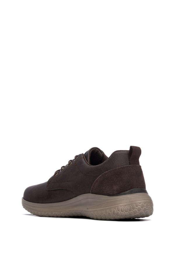 Refresh Brushed casual shoe brown