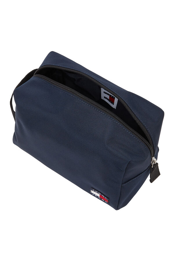 Springfield Men's Tommy Jeans Essential vanity case with strap tamno plava