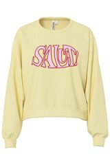 Pieces Printed front sweatshirt printed
