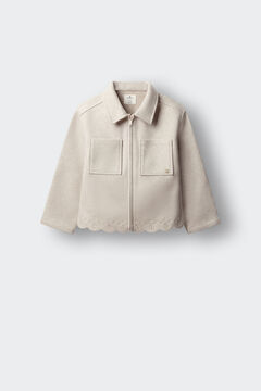 Springfield Kids Chaqueta pa&ntilde;o troquelado ni&ntilde;a