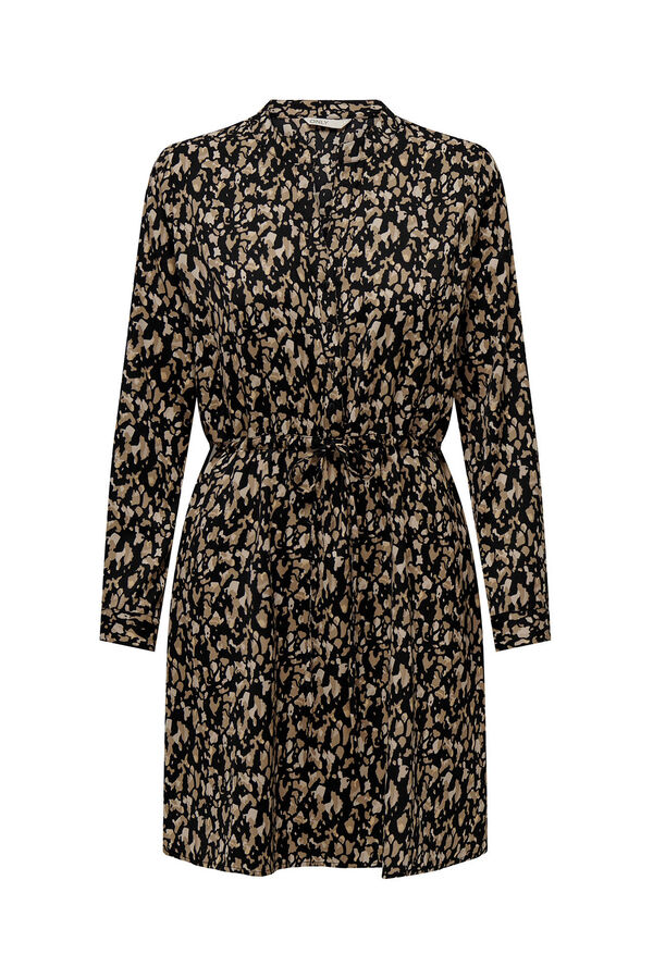 Only Kurzes Hemdkleid  Schwarz