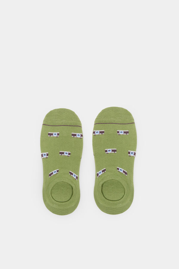 Springfield Nevidljive čarape sa foto-aparatima zelena