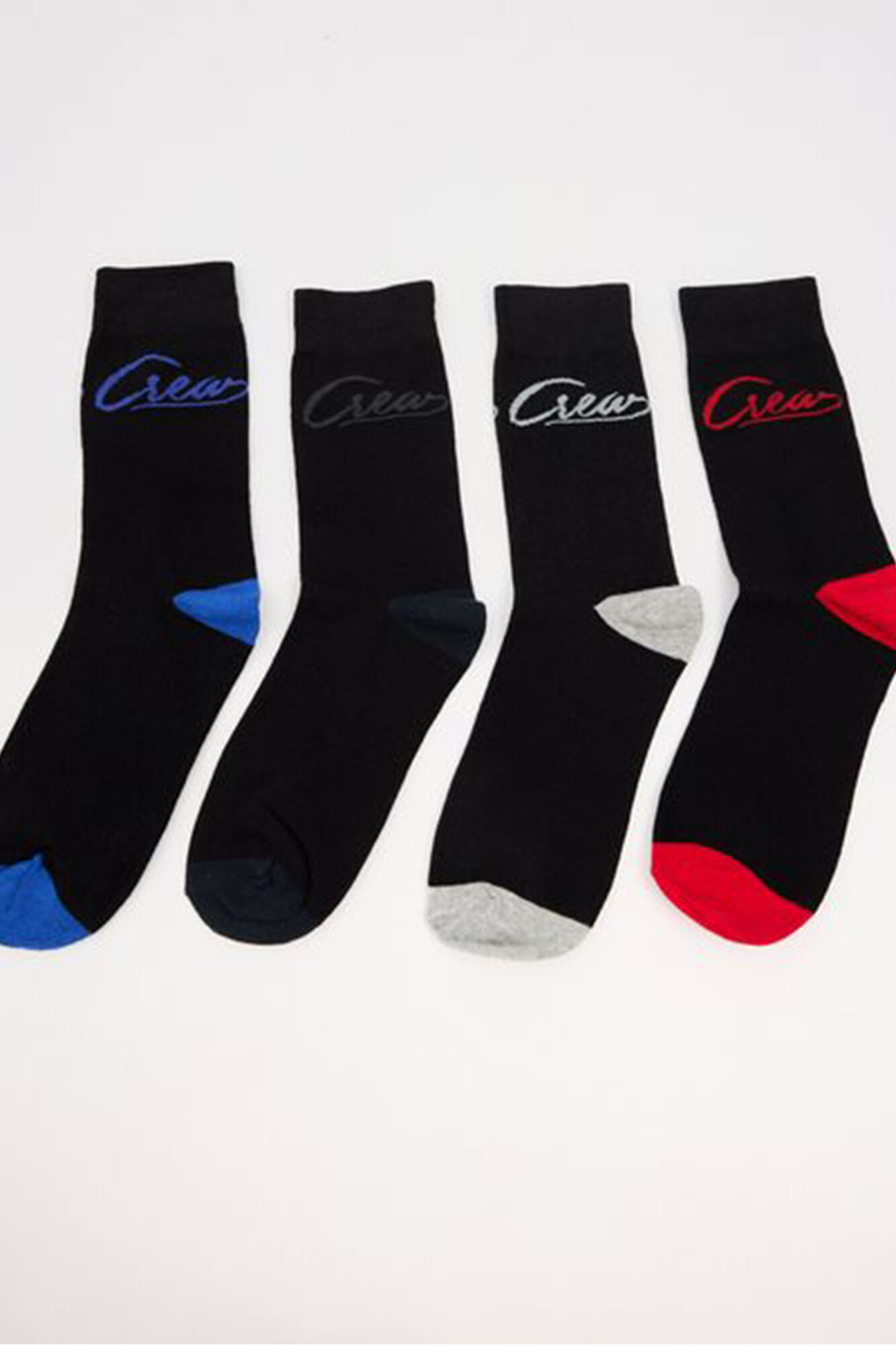 Inside 4er-Pack Basic Socken in Schwarz