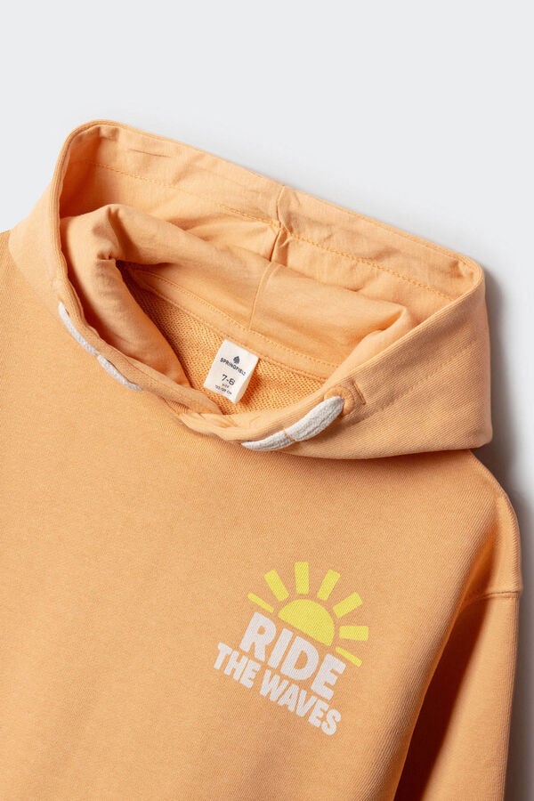 Springfield Kids Sudadera ride waves ni&ntilde;o naranja
