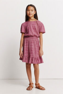 Springfield Kids Vestido de menina manga curta IKAT