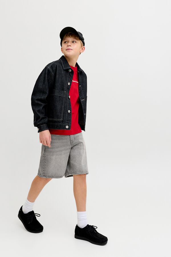 Jack & Jones Junior Bermuda denim relaxed gris