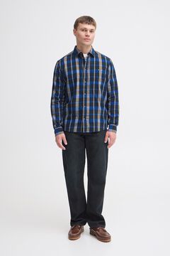 Blend Camisa de quadrados manga comprida
