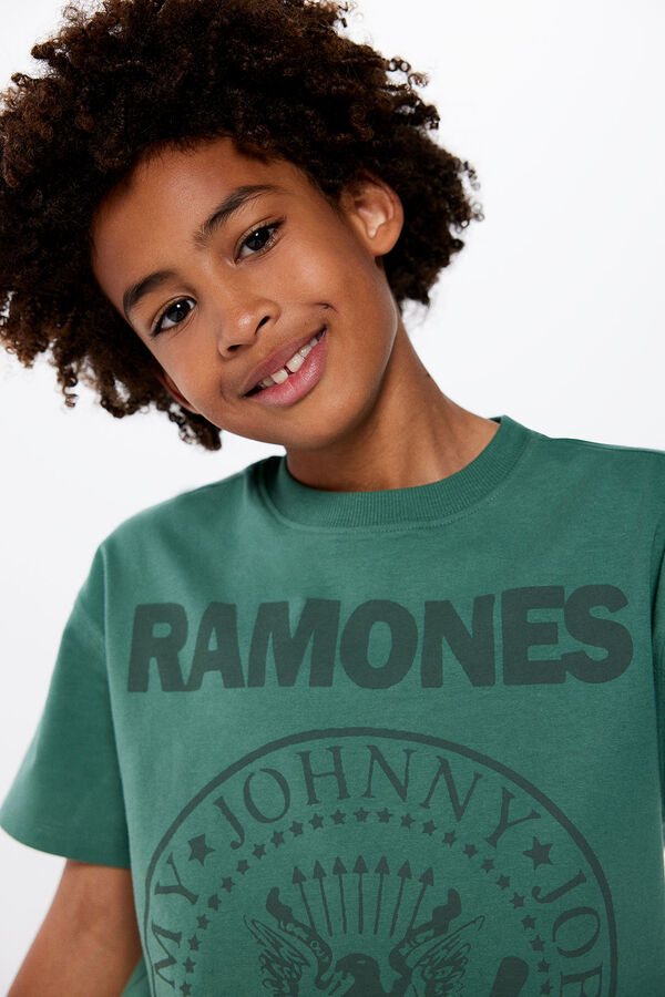 Springfield Boys' Ramones T-shirt green