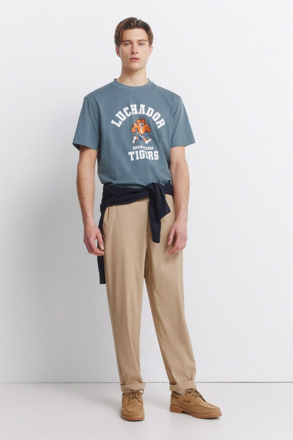 Springfield Vest top blue