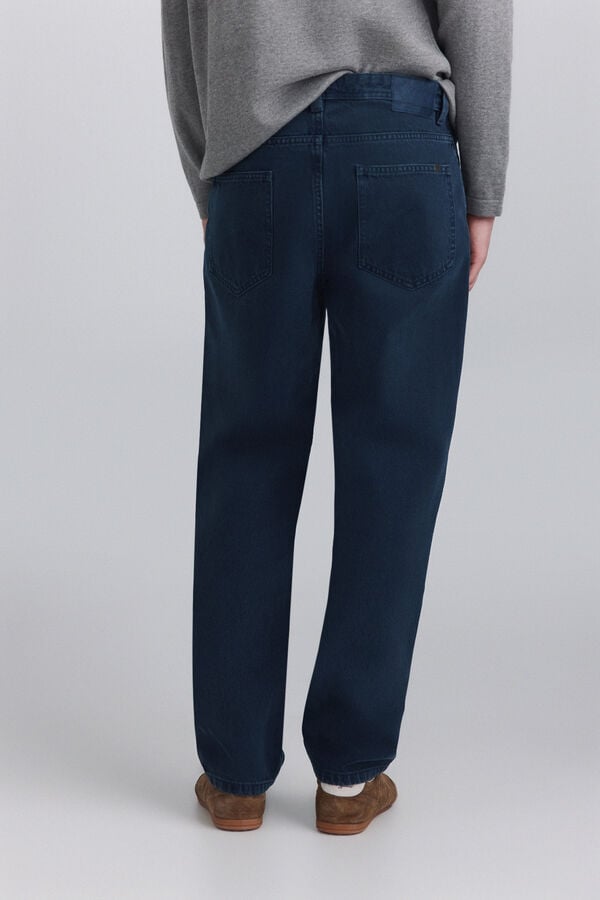 Springfield Light wash wide leg jeans blue