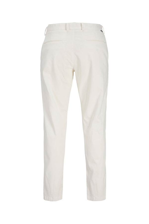 Jack & Jones Pantal&oacute;n chino relaxed tiro medio blanco