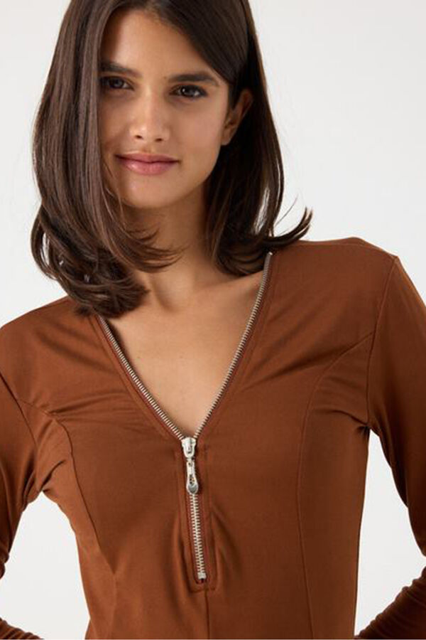 Inside Vestido com fecho-&eacute;clair vison