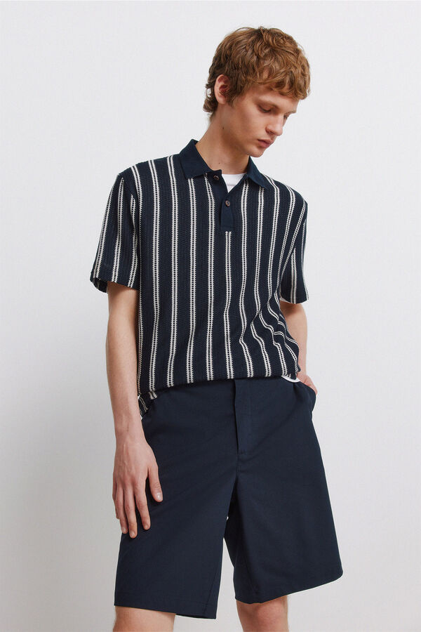 Springfield Bermuda amplia wide & relaxed fit azul