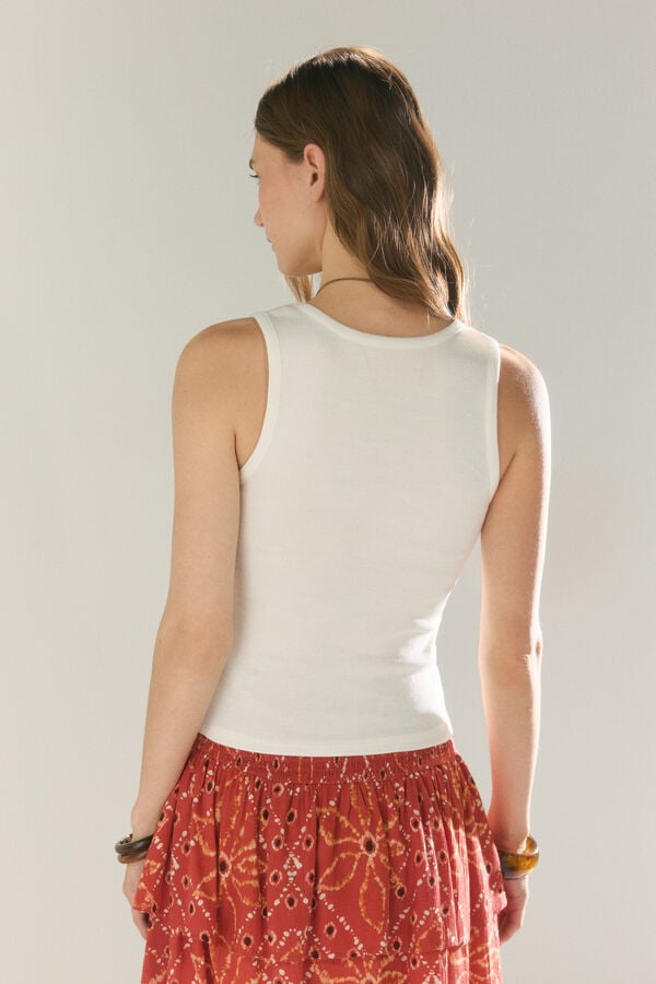 High Spirits Top Essential branco