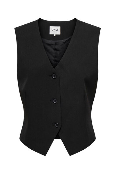 Springfield Tailored fitted vest black