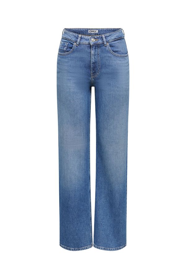 Only Jeans wide leg azul