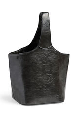 Pieces Medium Square Handle Bag Crna