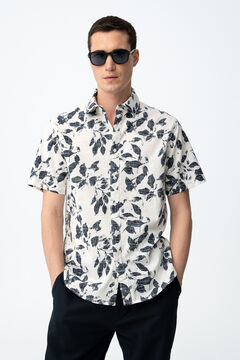 Tiffosi Camisa flores manga corta