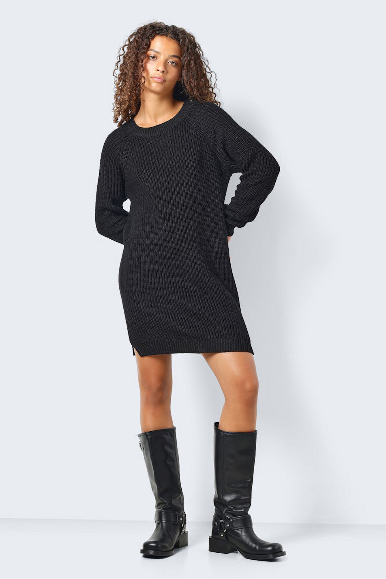 Noisy May Vestido curto de malha 