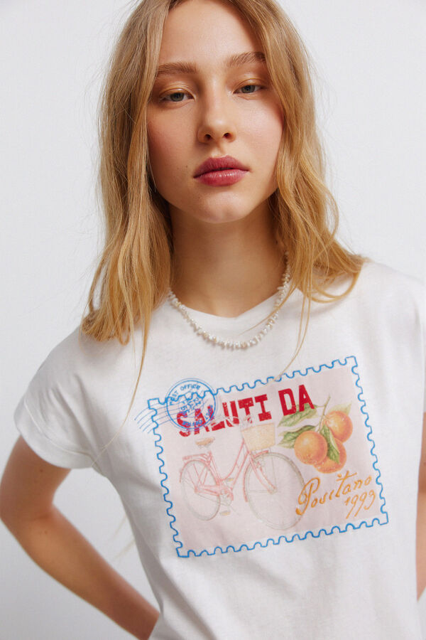 Springfield Printed short sleeve T-shirt printed