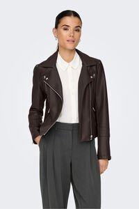 Only Bikerjacke aus veganem Leder