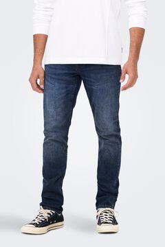 Springfield Calças jeans slim fit.  Blau
