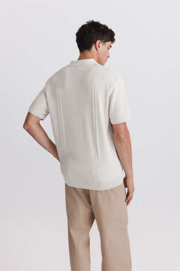Springfield Basic structure polo shirt grey