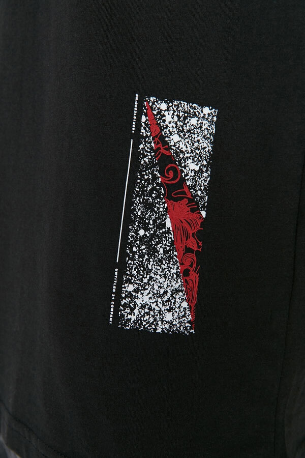 Trendyol Camiseta de manga corta negro