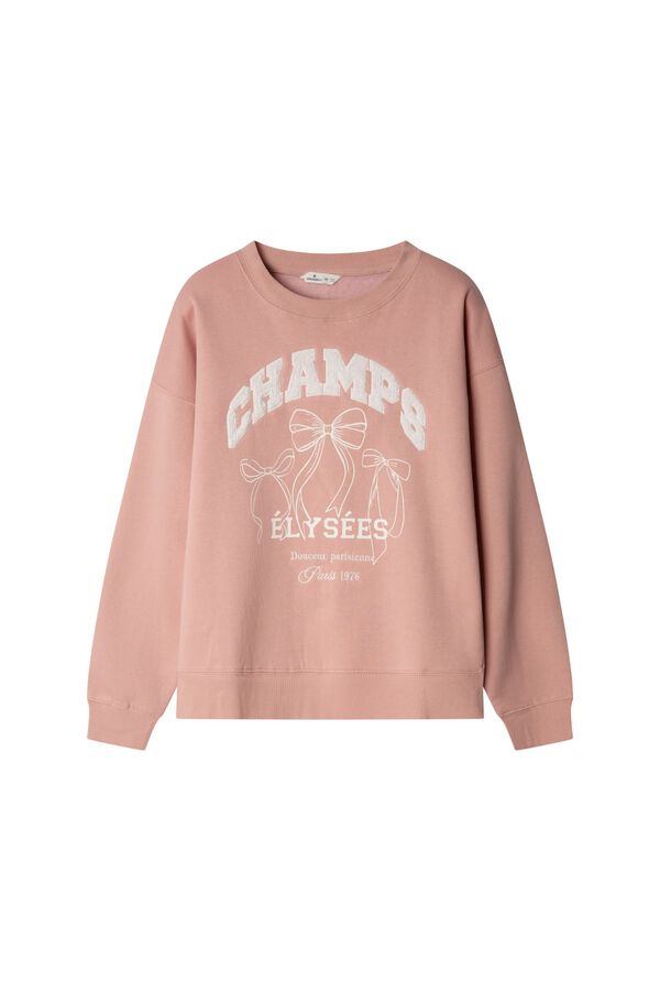 Springfield Sweatshirt com desenho rosa