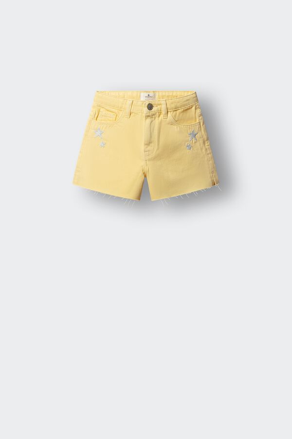 Springfield Kids Girl's plain serge short printed