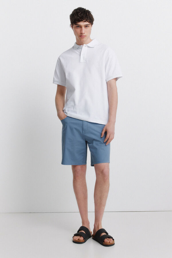 Springfield Regular fit polo shirt white