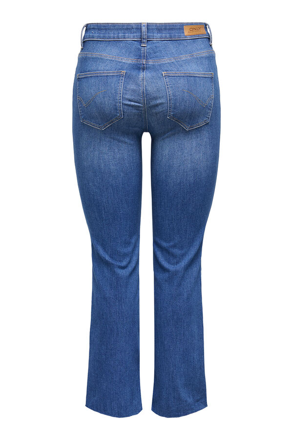 Only Mid-rise straight jeans blue