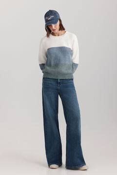 Springfield Colour block chenille jumper