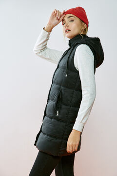 Springfield Recycled polyester puffer gilet black