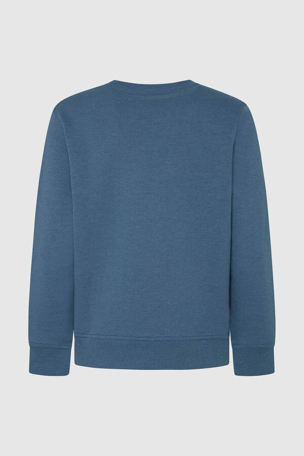 Springfield Regular fit sweatshirt with beast pocket blue