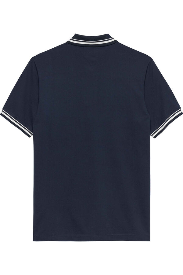 Tommy Jeans Regular fit short sleeve polo shirt blue